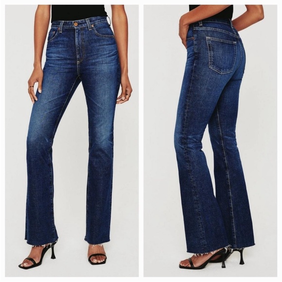 AG Adriano Goldschmied Women's Alexxis Vintage High Rise Straight Jean - Bootcut Fit, 33" Inseam - View #5